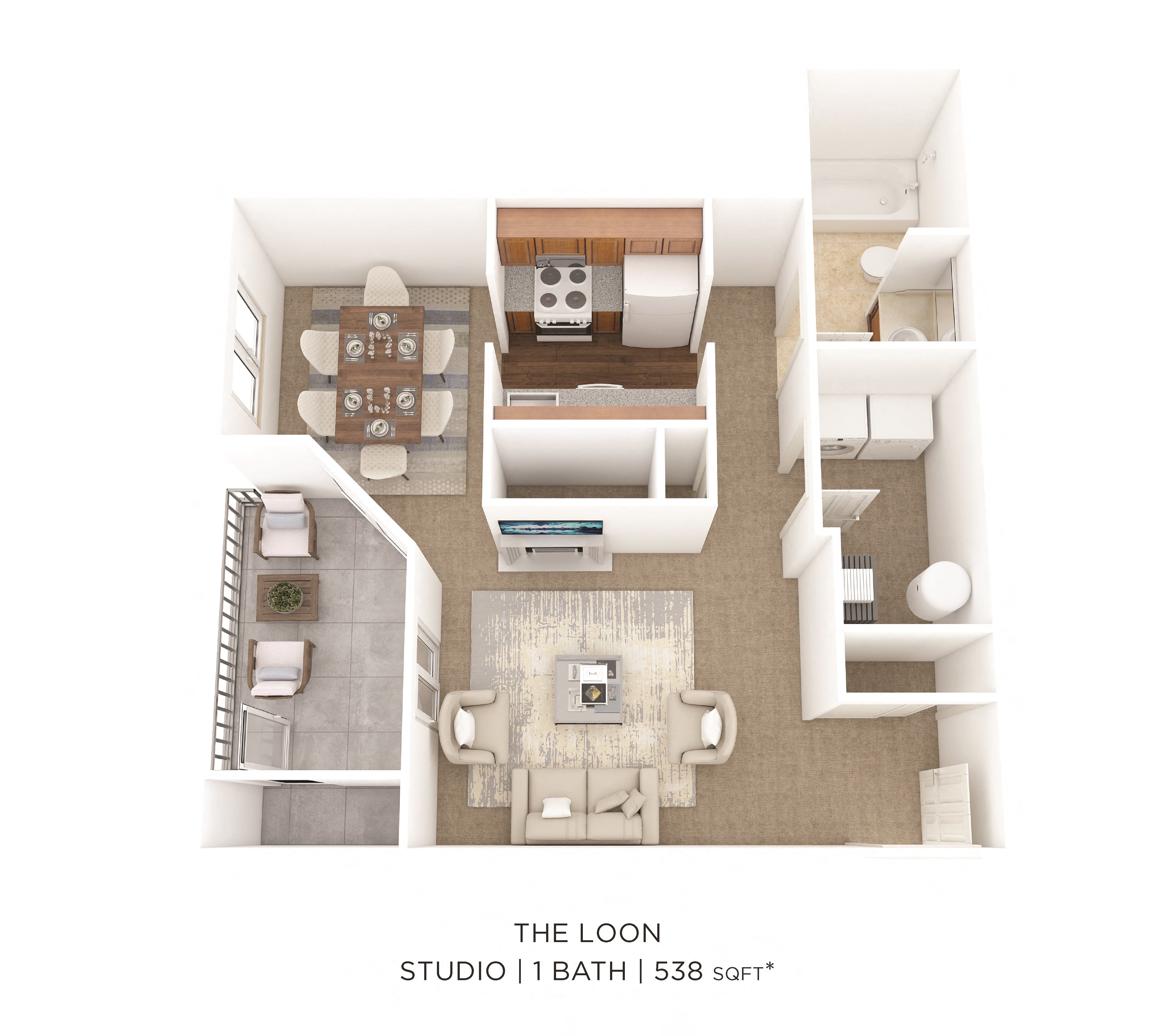 Studio floor plan