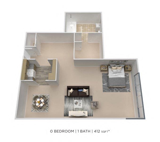 Studio floor plan