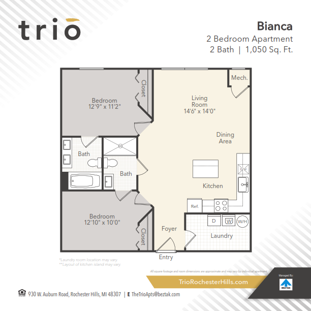 Bianca floor plan