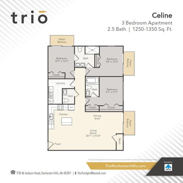 Celine floor plan
