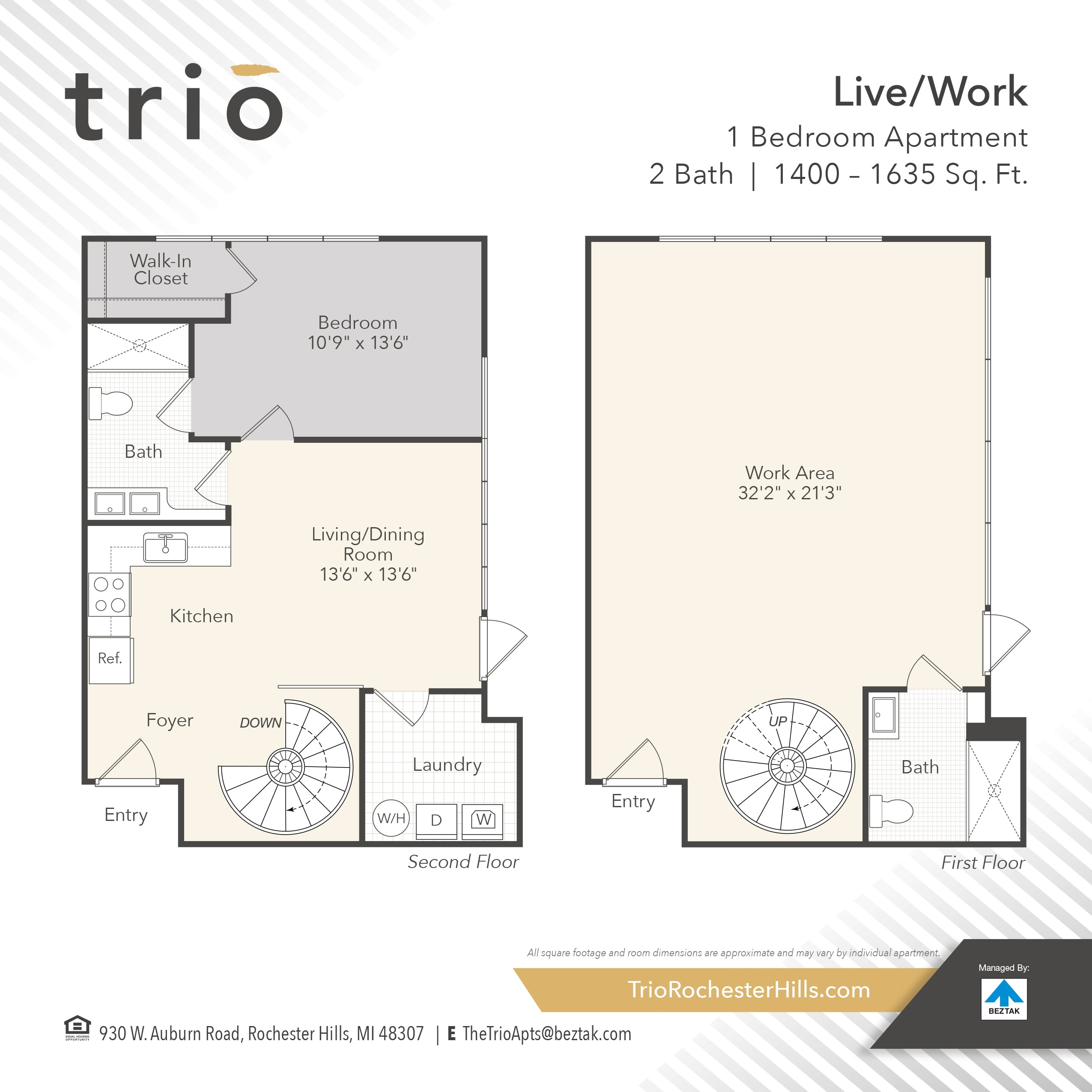 Live/Work floor plan