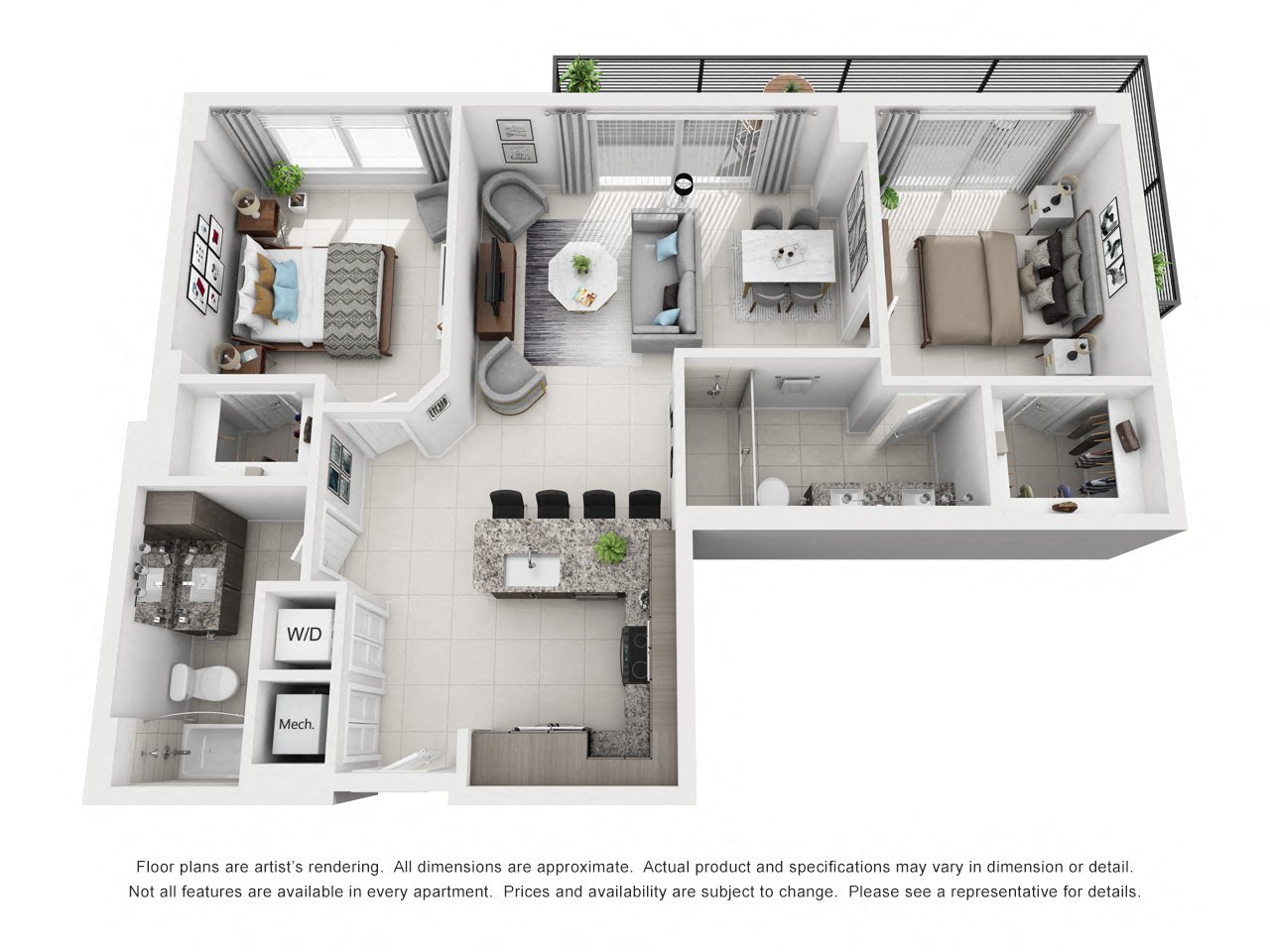 Floor Plan Image of Apartment Apt 1-2001