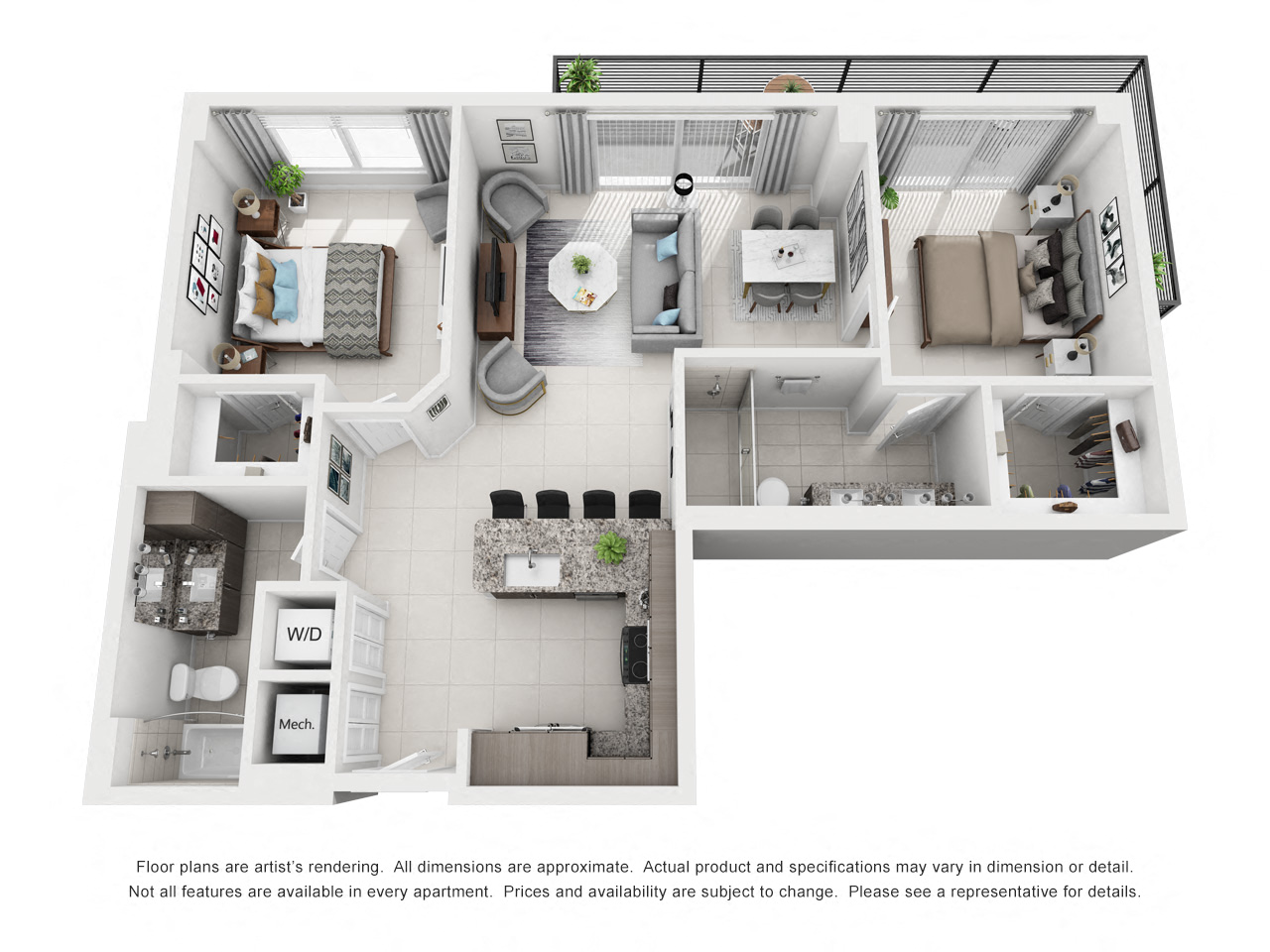 Floor Plan Image of Apartment Apt 1-0401