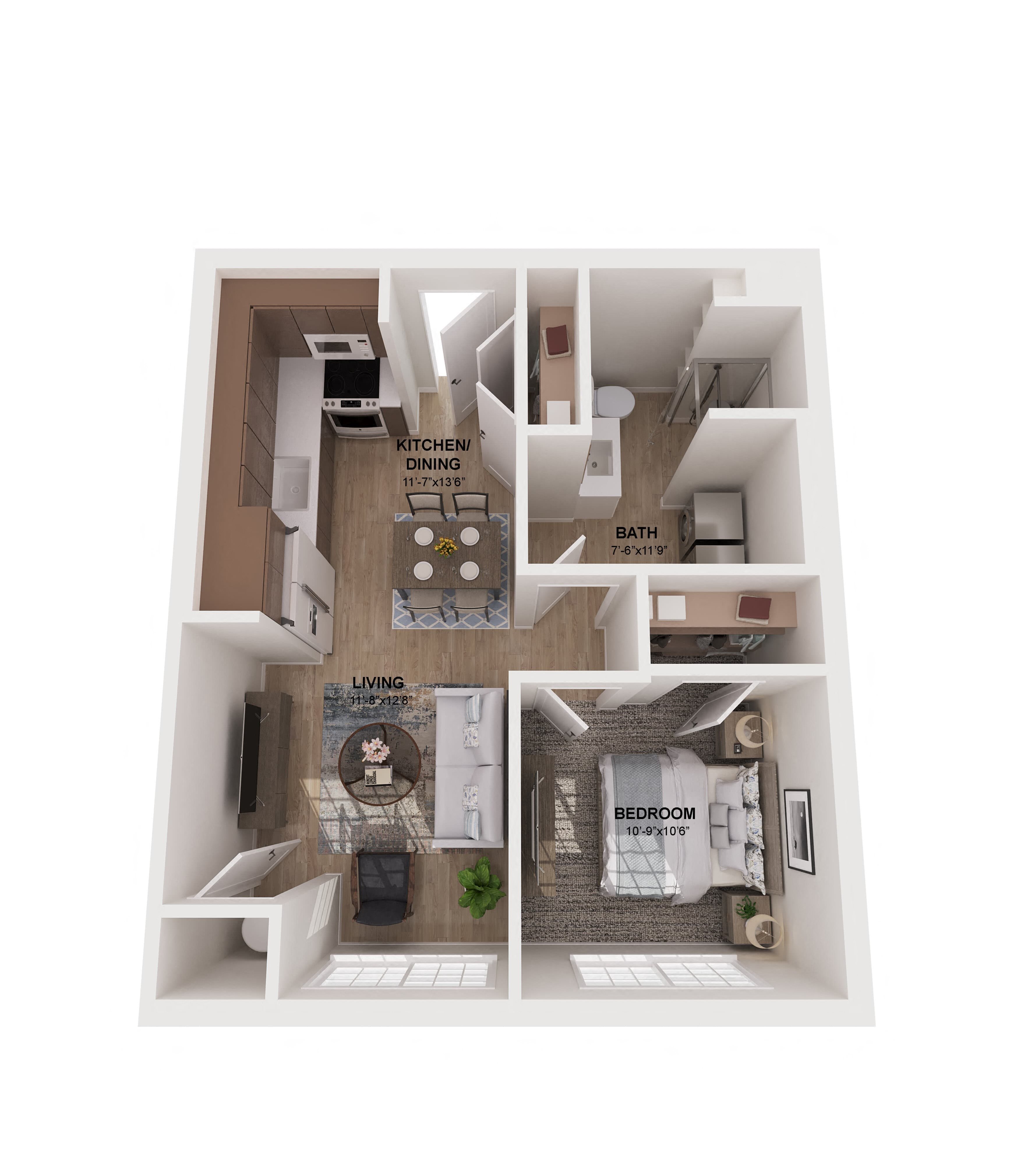 Floor Plans of Villas of Mounds View 55+ Independent Senior Living in Mounds View, MN