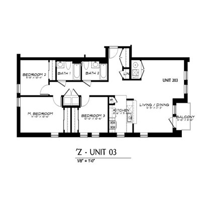 Suite A Floorplan