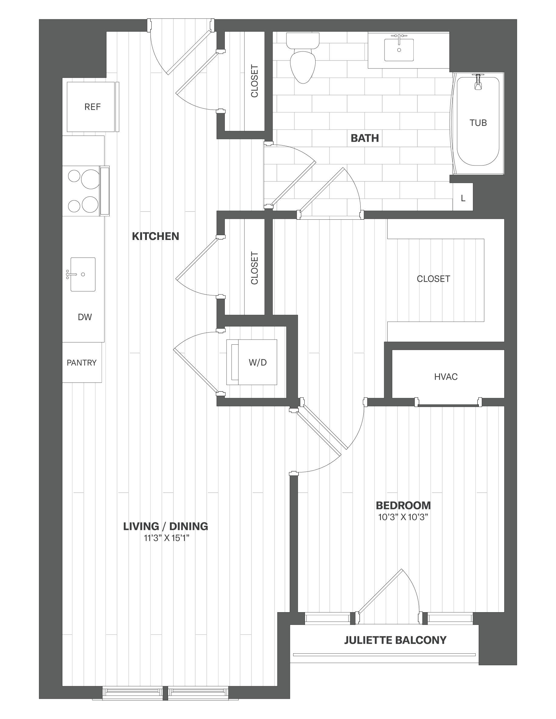 Floor Plan Image of Apartment Apt 1502