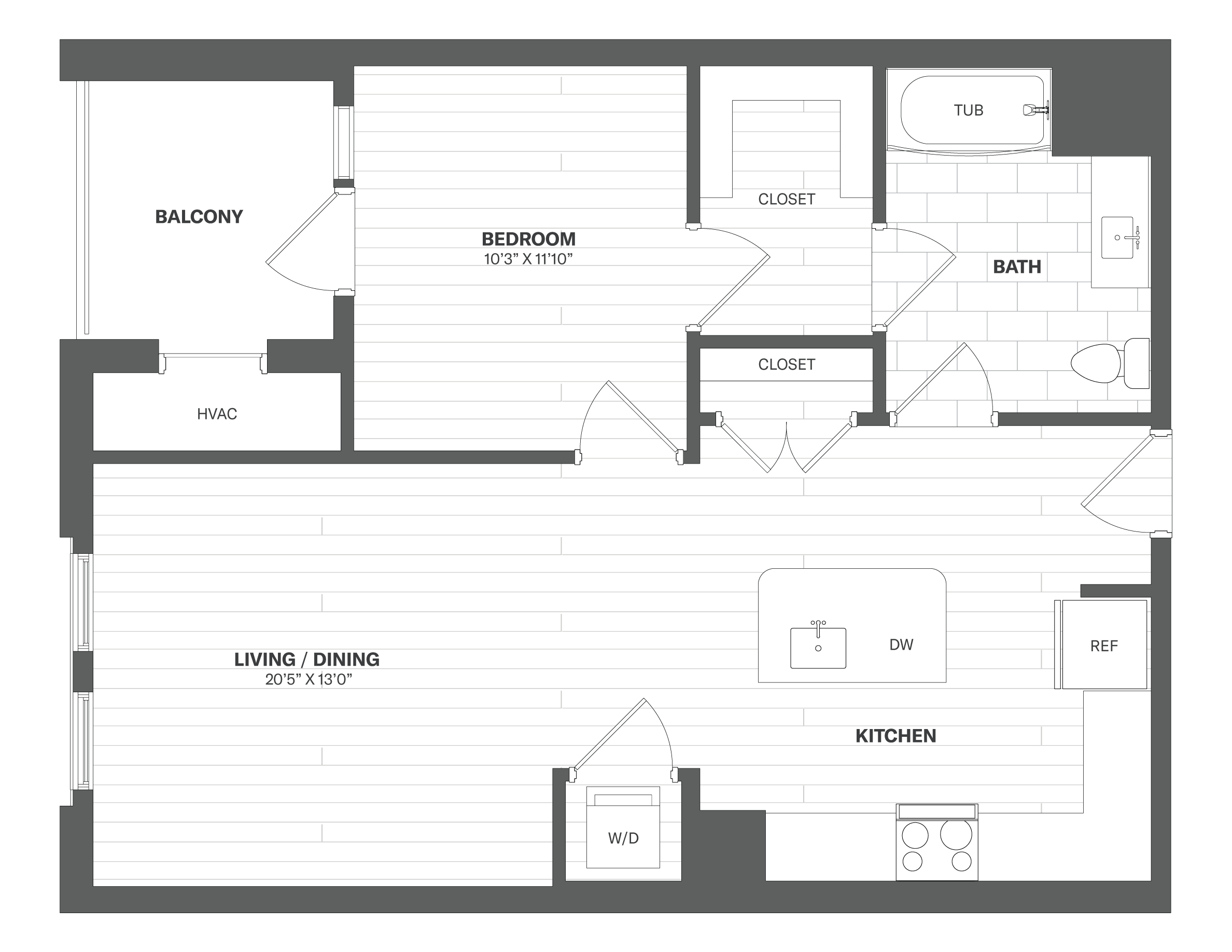 Floor Plan Image of Apartment Apt 1520