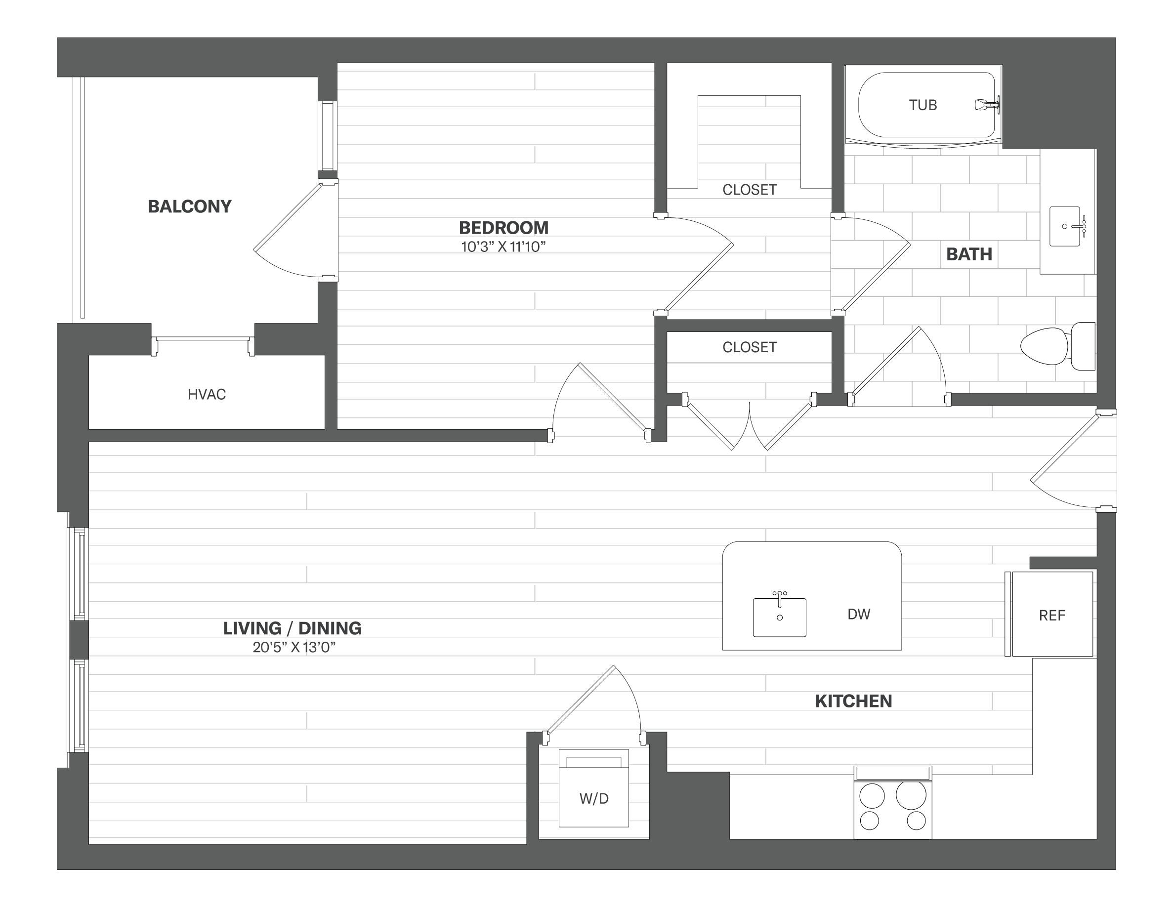 Floor Plan Image of Apartment Apt 1320