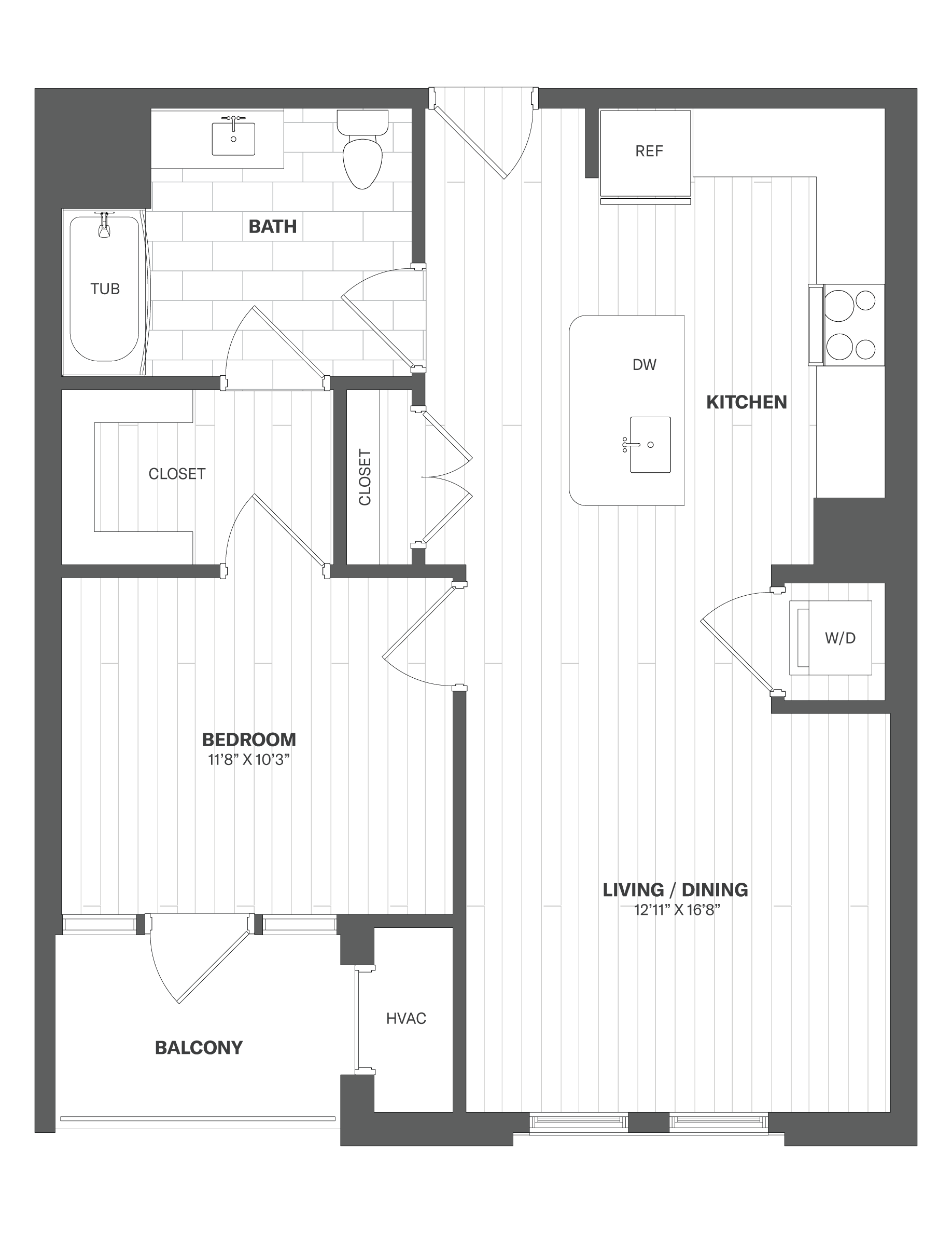Floor Plan Image of Apartment Apt 3204