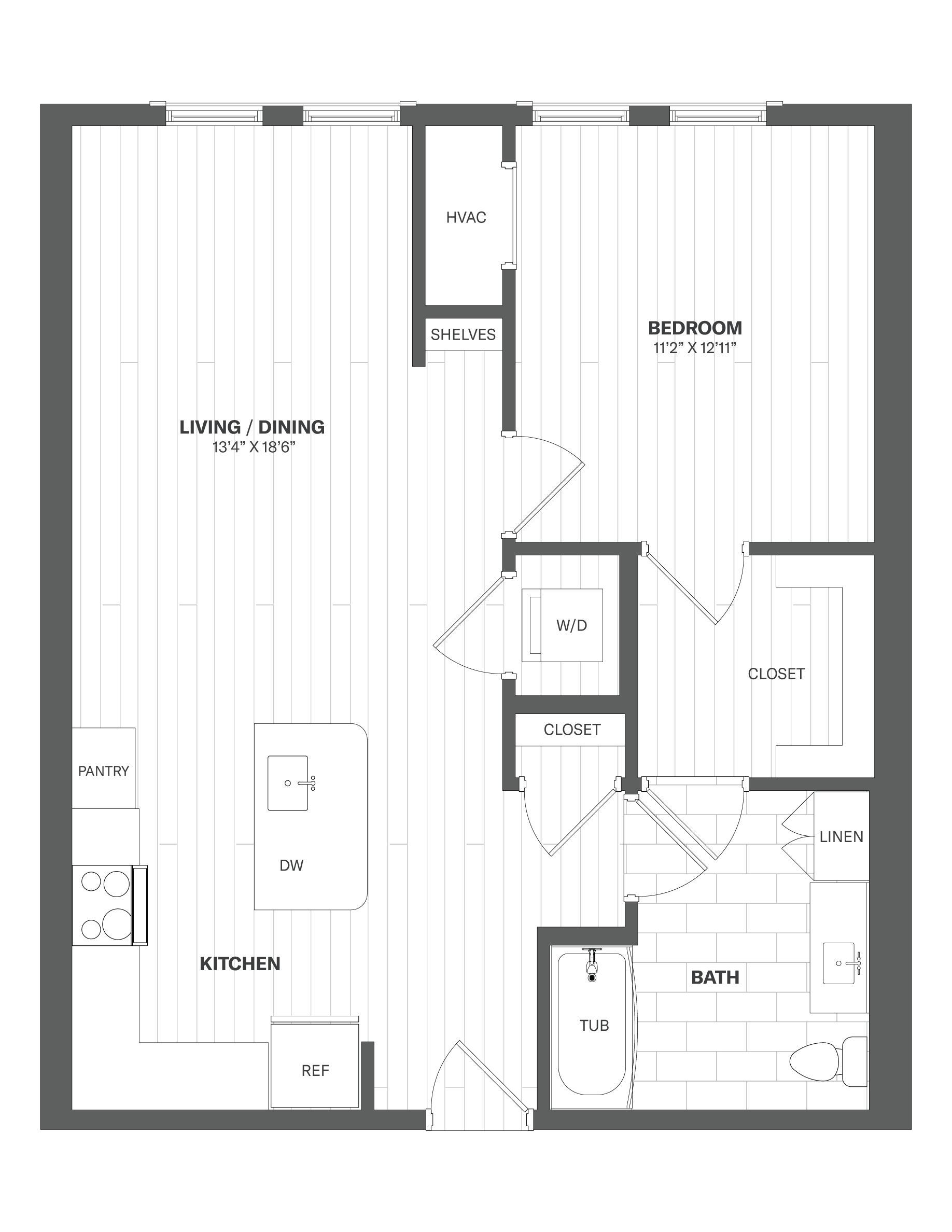 Floor Plan Image of Apartment Apt 2213