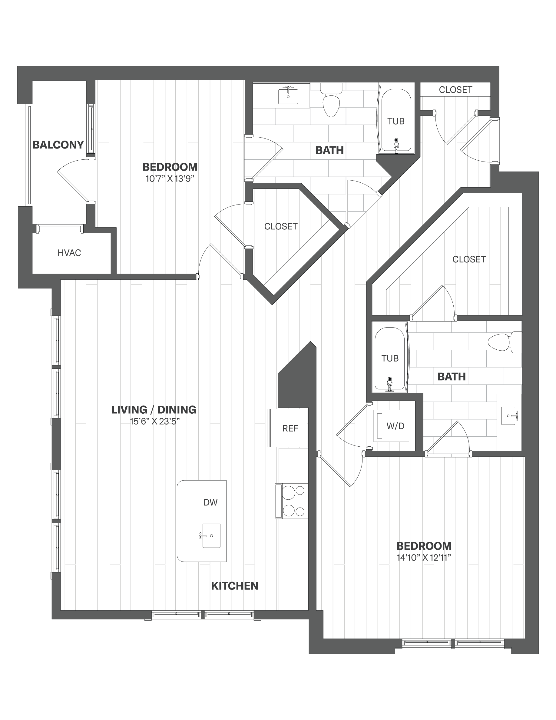 Floor Plan Image of Apartment Apt 3219