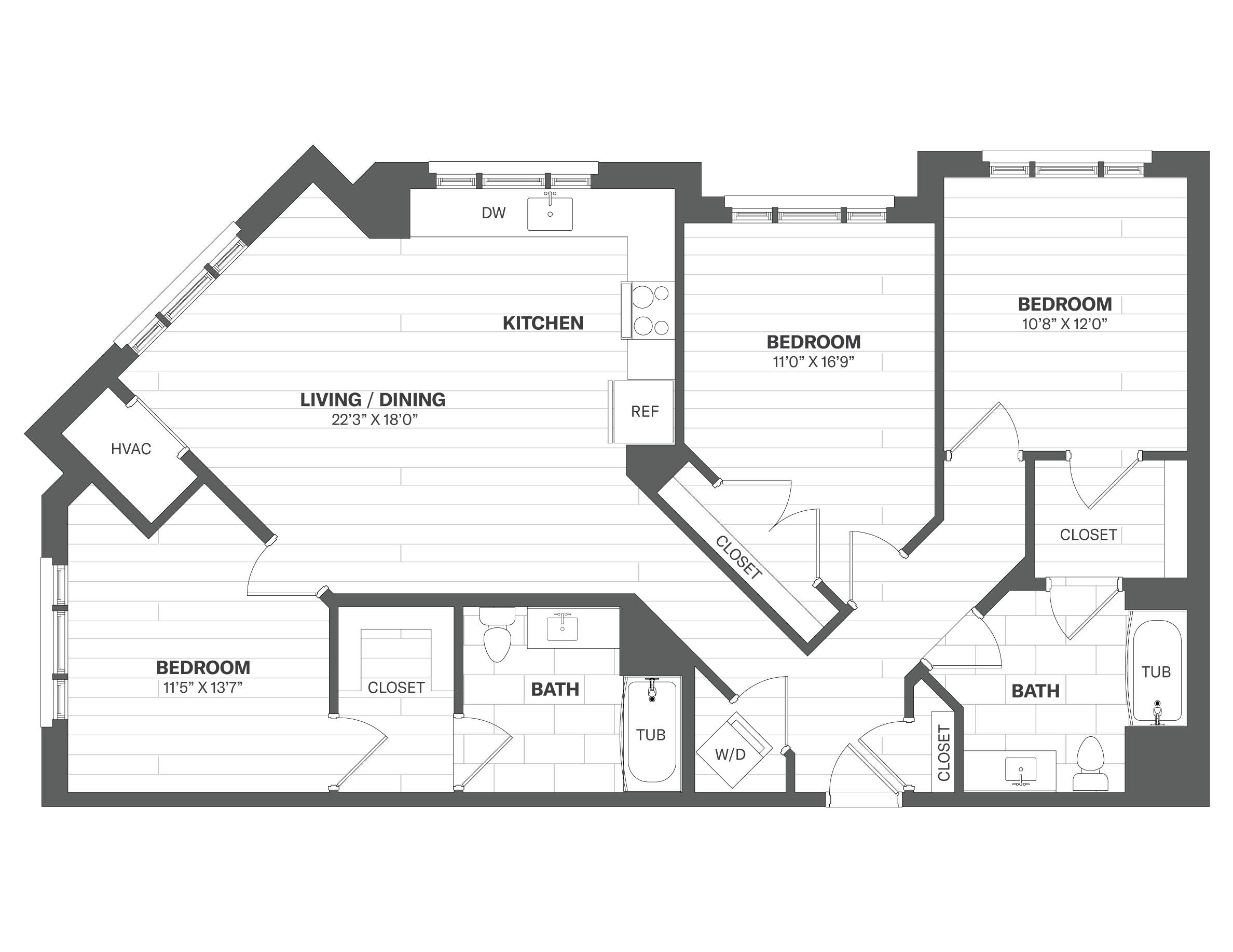 Floor Plan Image of Apartment Apt 4108