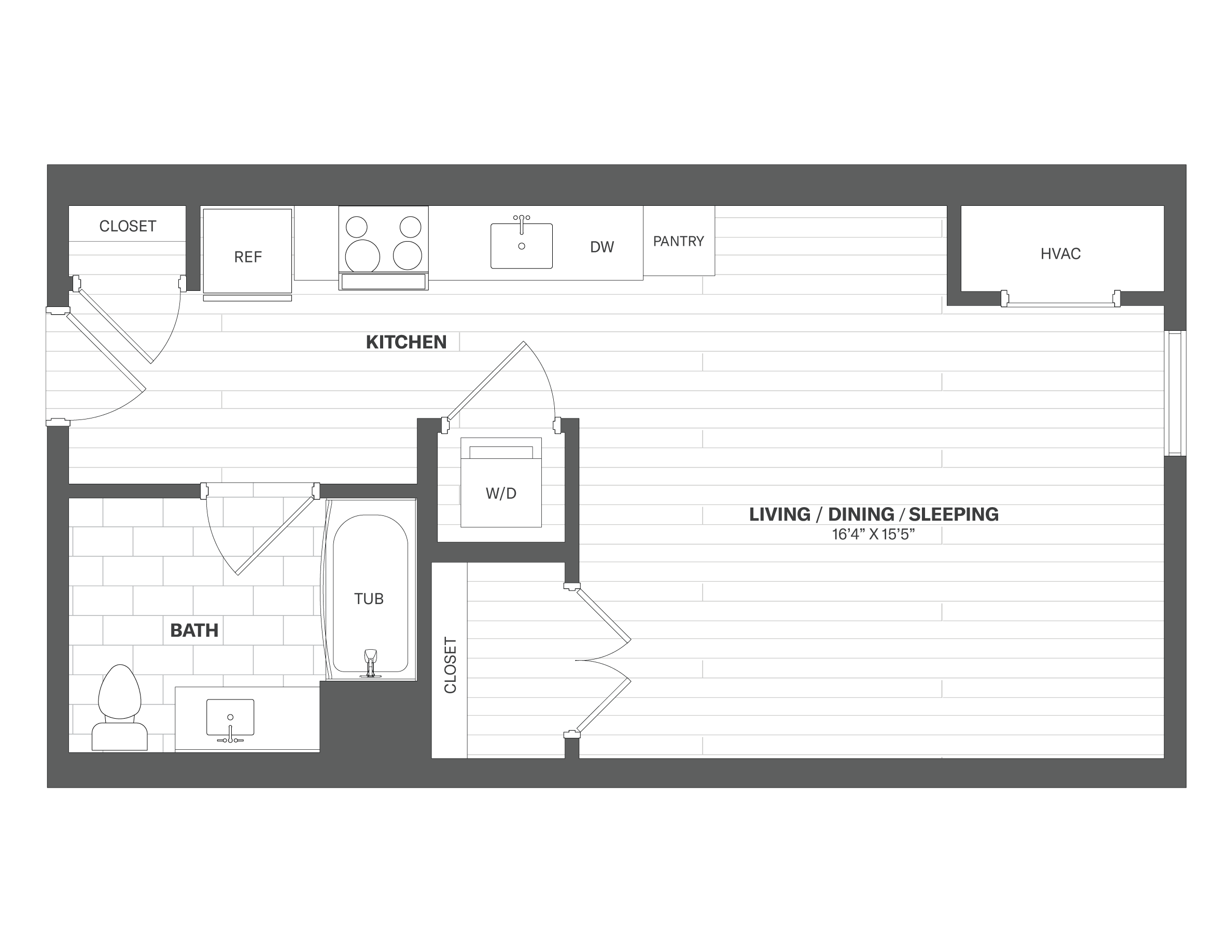 Floor Plan Image of Apartment Apt 1445