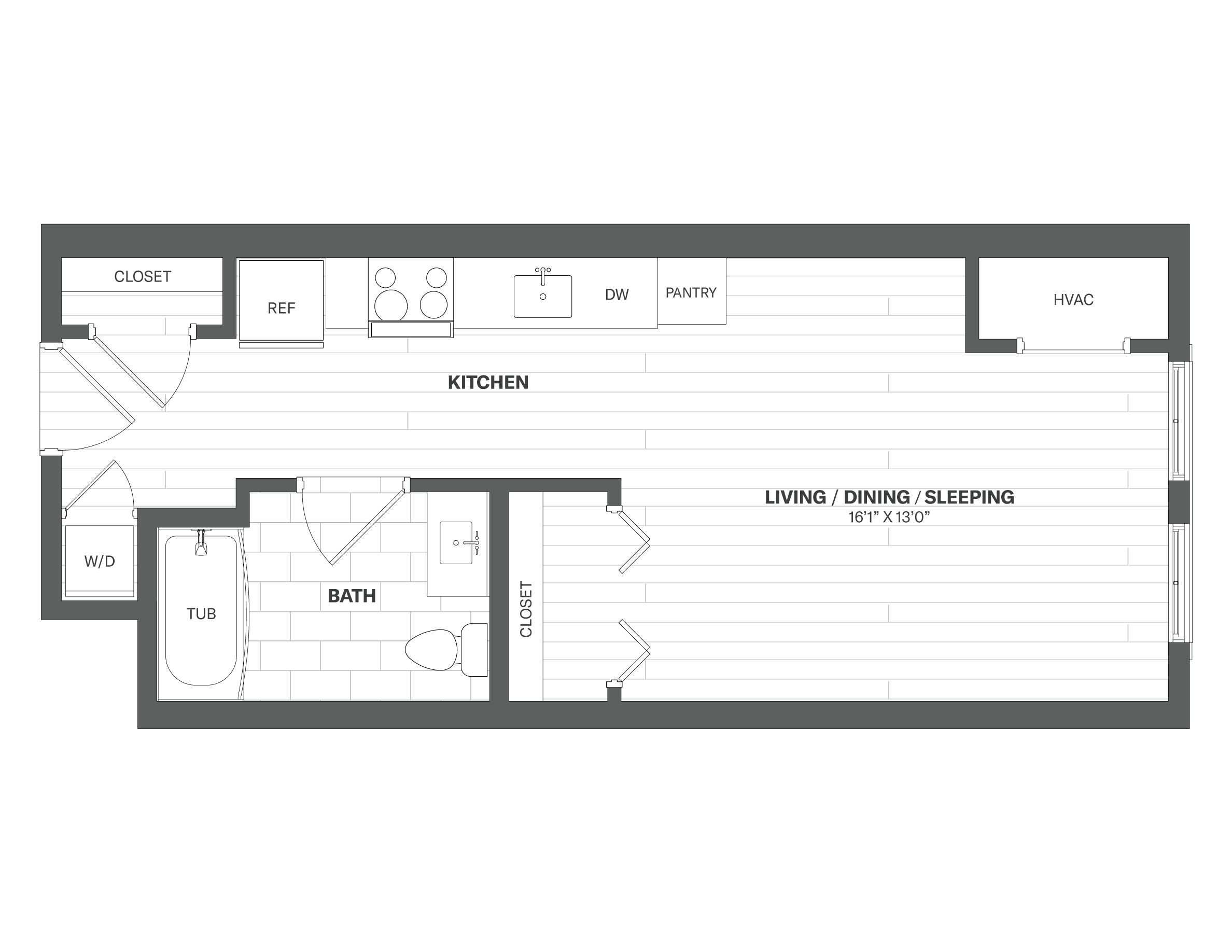 Floor Plan Image of Apartment Apt 1309