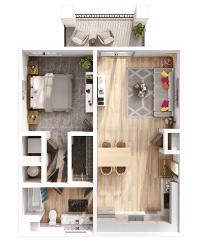 Glacier floor plan