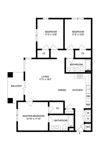 Monument floor plan