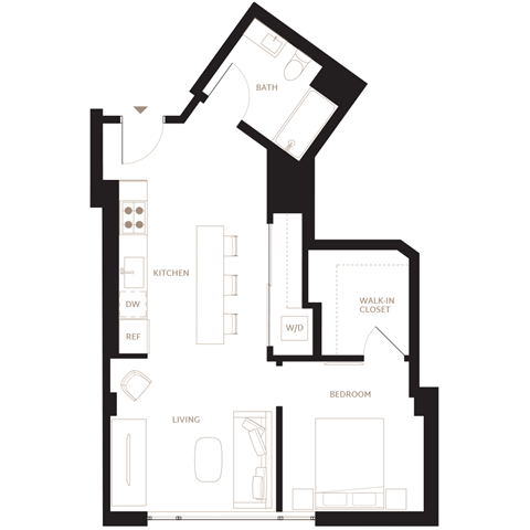 Floor Plan Image of Apartment Apt 0902