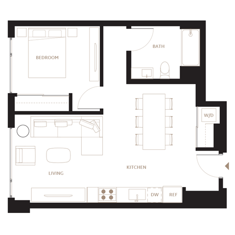 Floor Plan Image of Apartment Apt 0512