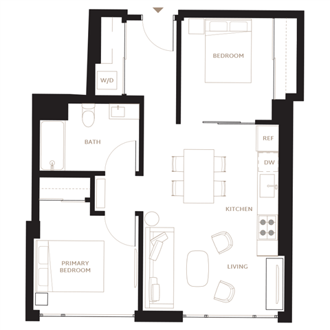 Floor Plan Image of Apartment Apt 0607