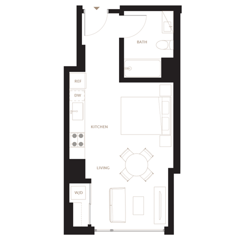 Floor Plan Image of Apartment Apt 0605