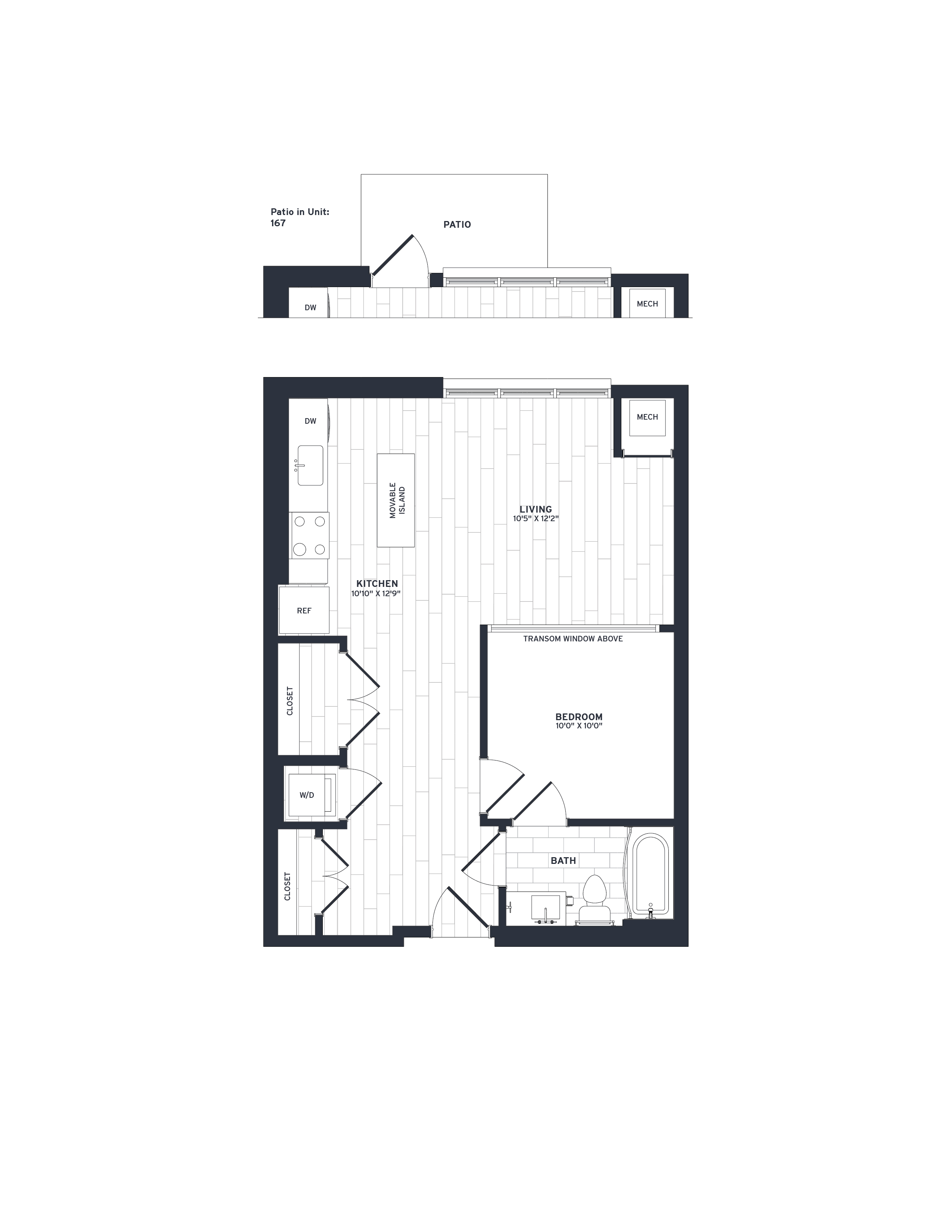 Floor Plan Image of Apartment Apt 167