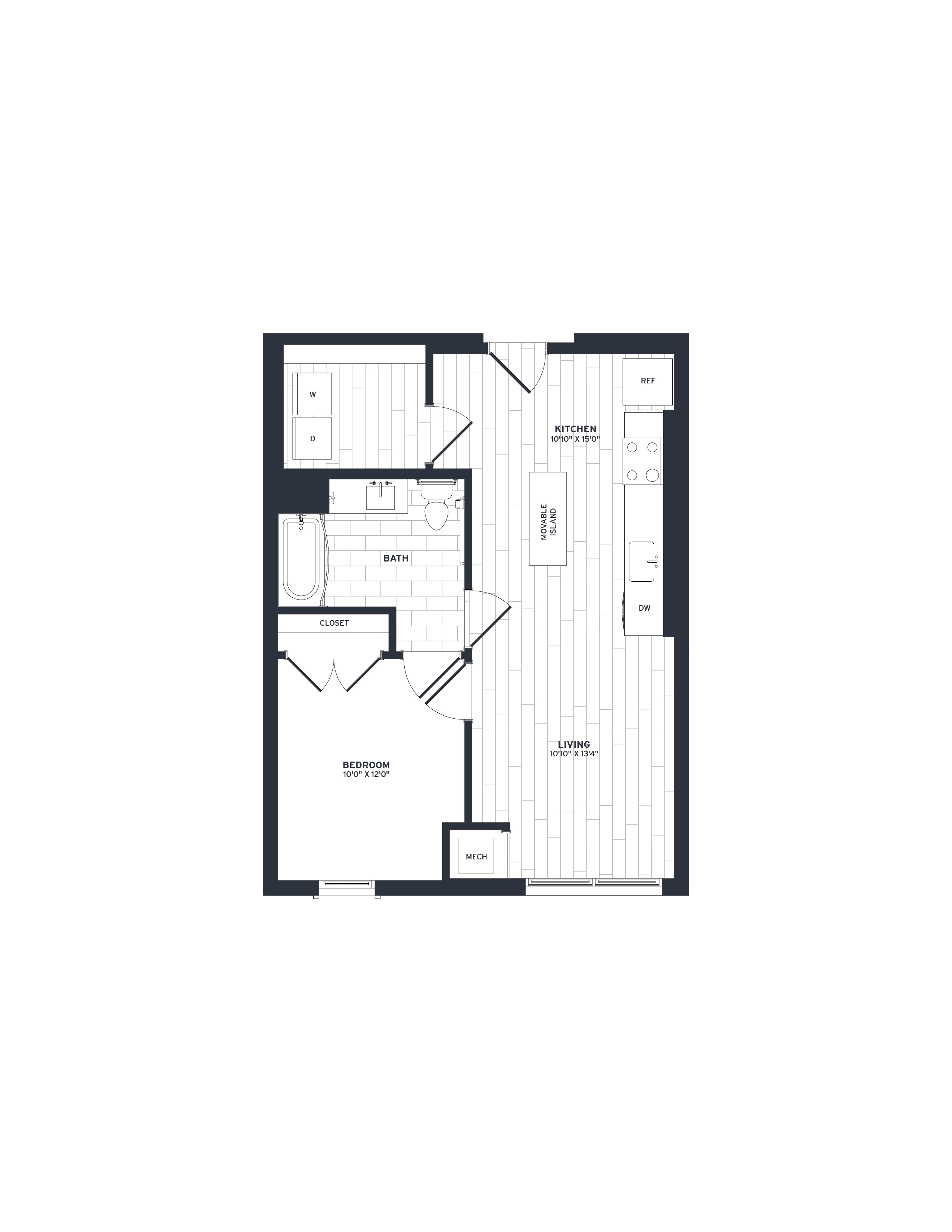 Floor Plan Image of Apartment Apt 342