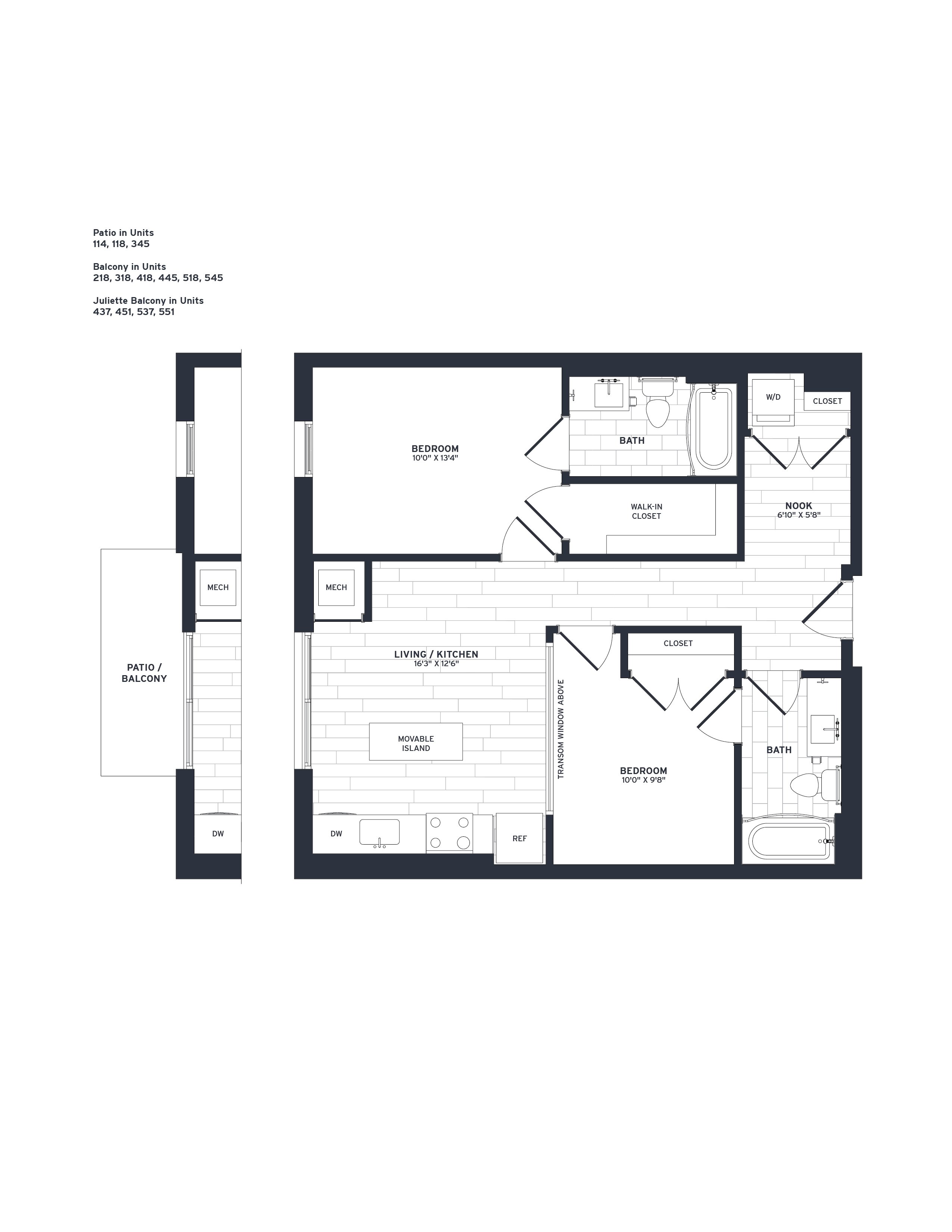 Floor Plan Image of Apartment Apt 537