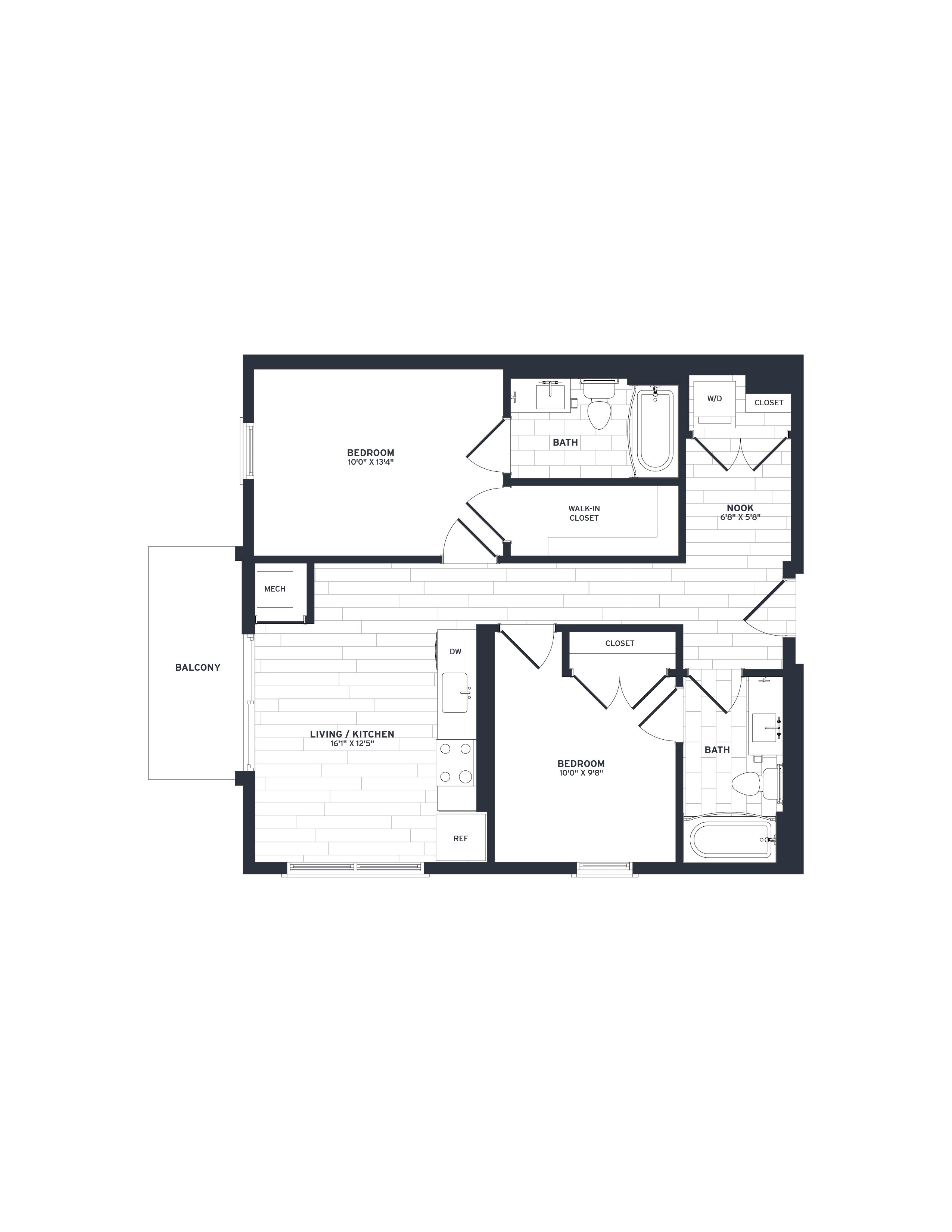 Floor Plan Image of Apartment Apt 540