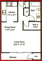 Efficiency floor plan