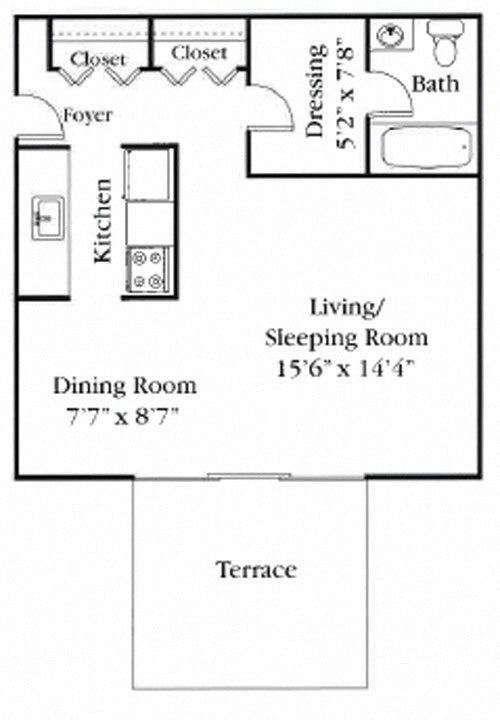 Efficiency floor plan