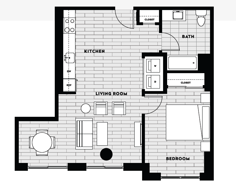 Floor Plan Image of Apartment Apt 623