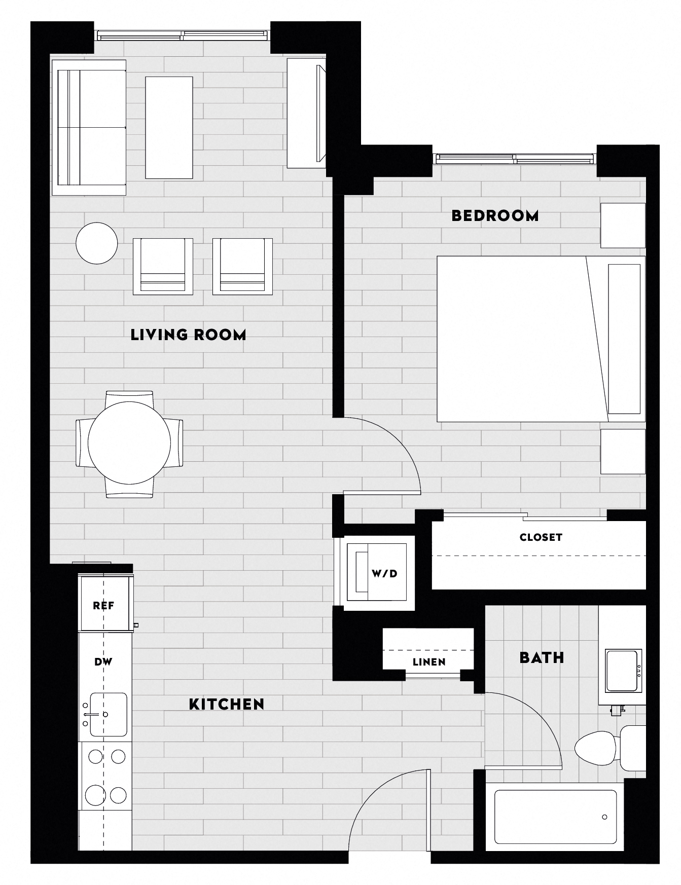 Floor Plan Image of Apartment Apt 715