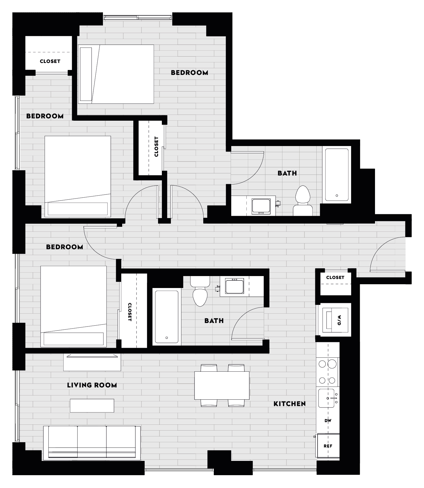 Floor Plan Image of Apartment Apt 528