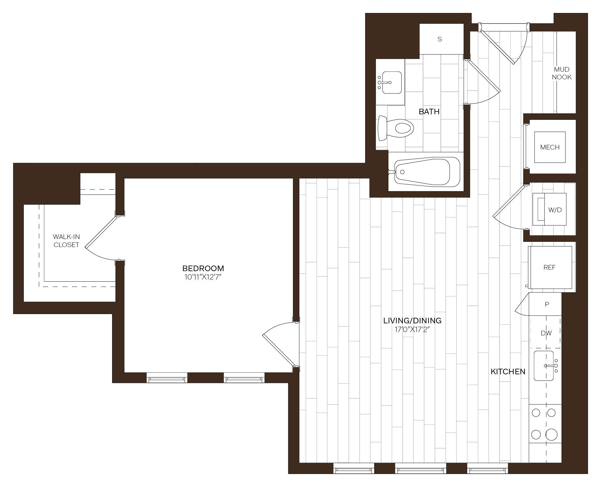 floorplan of 564