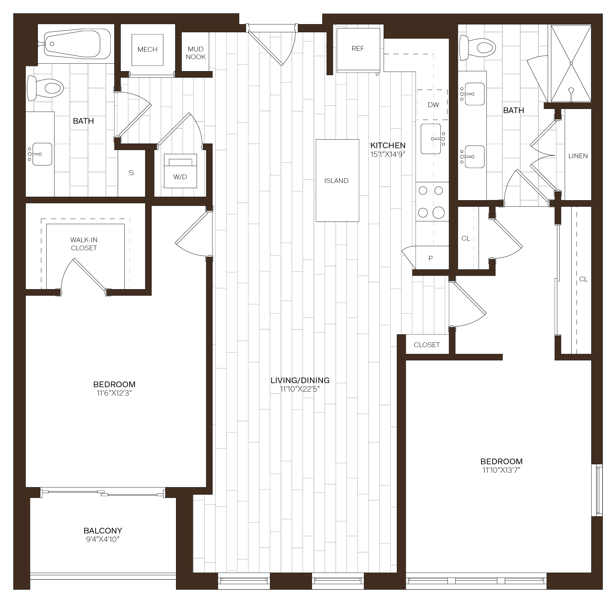 floorplan of 507