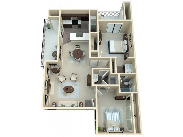 2 Bedroom 2 Bedroom 2 Bath Floor Plan 2 Bedroom 2 Bed 2 Bath