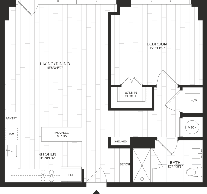 Floor Plan Image of Apartment Apt 