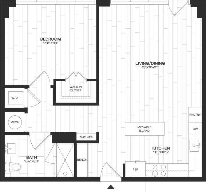 Floor Plan Image of Apartment Apt 