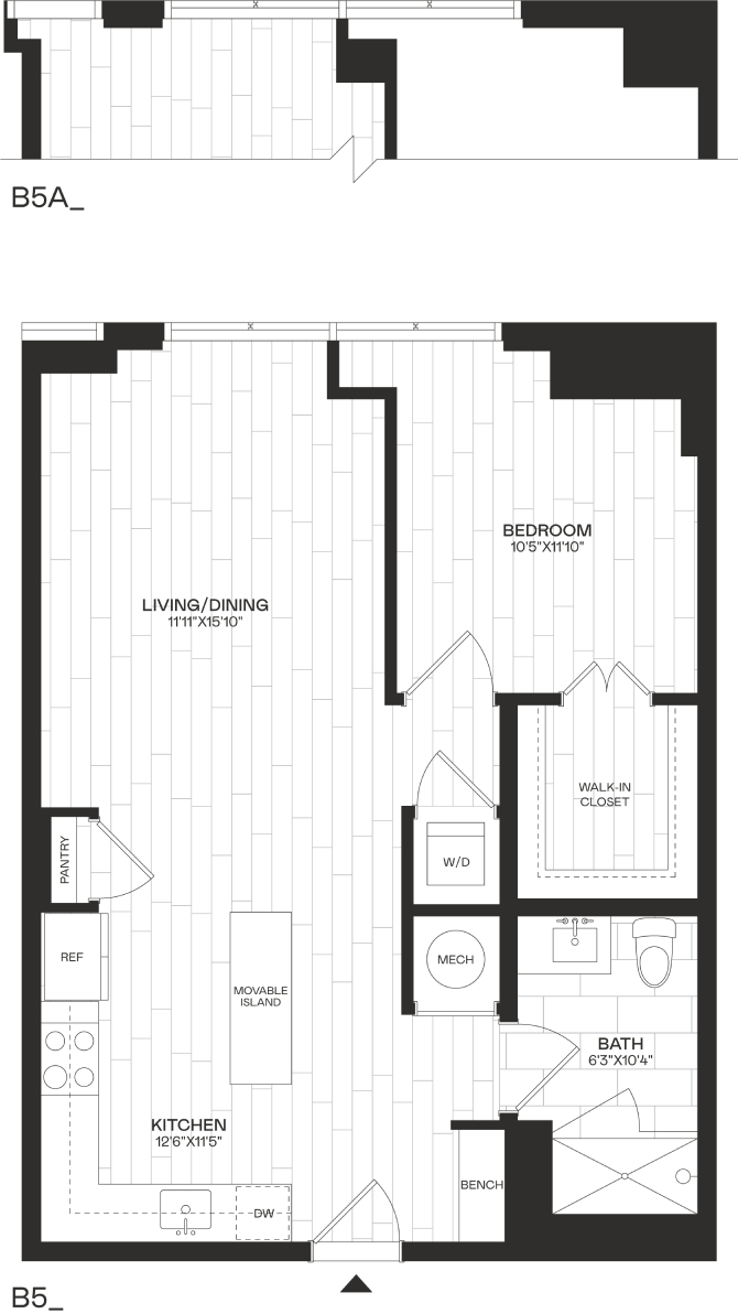 Floor Plan Image of Apartment Apt 