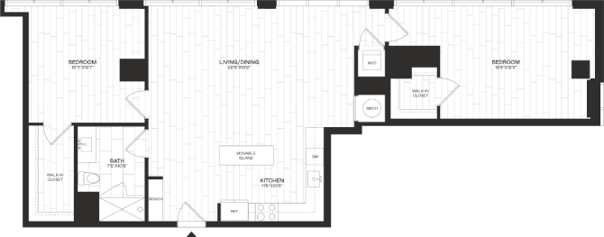 Floor Plan Image of Apartment Apt 