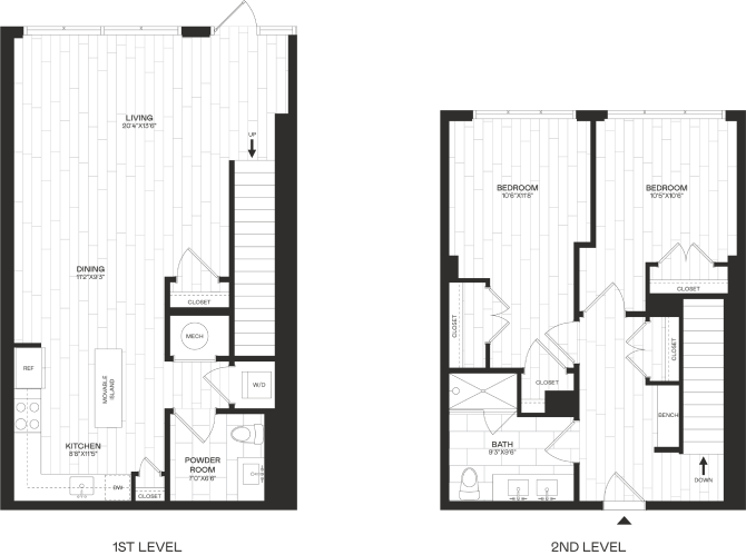 Floor Plan Image of Apartment Apt 