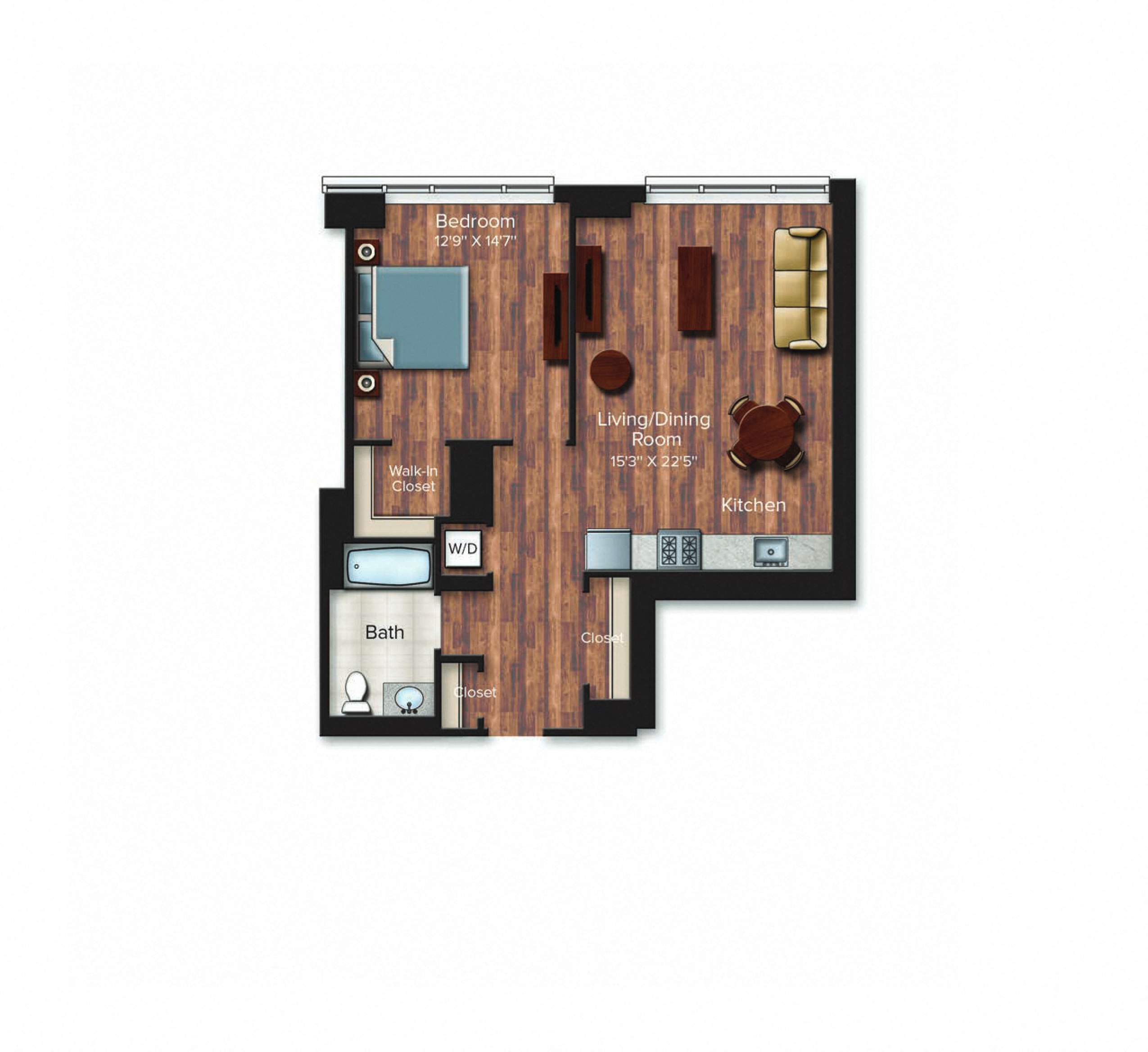 Floor Plan Image of Apartment Apt 0702