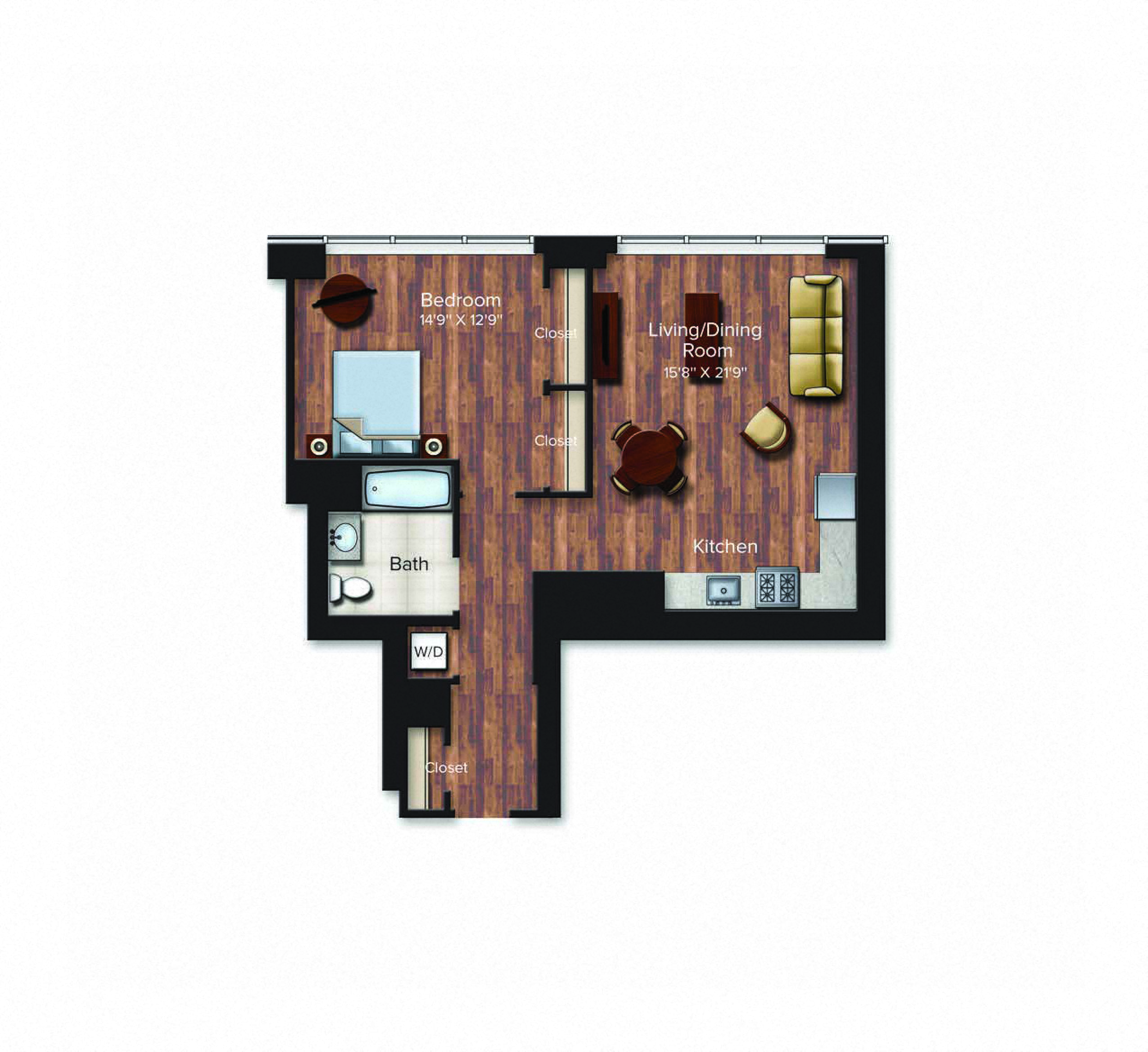 Floor Plan Image of Apartment Apt 2805