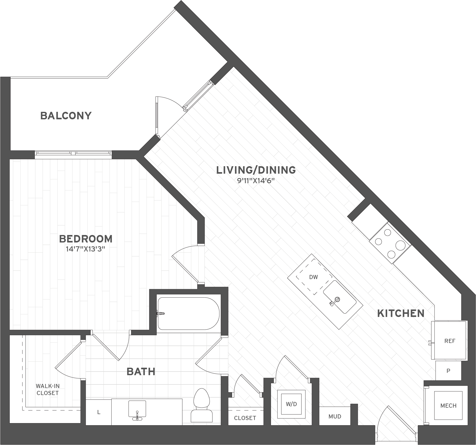 Floor Plan Image of Apartment Apt 01-0203