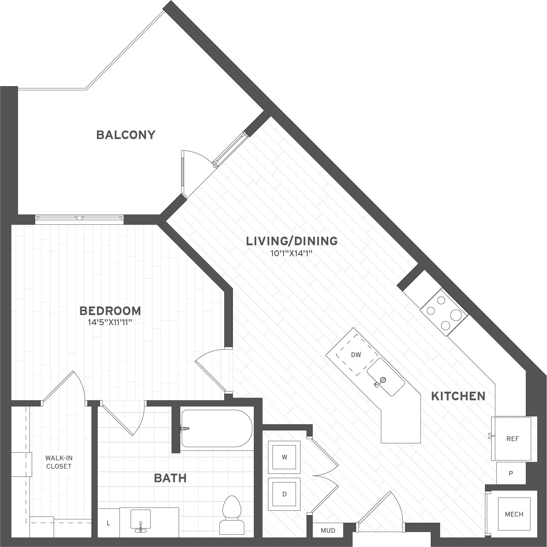 Floor Plan Image of Apartment Apt 02-0212