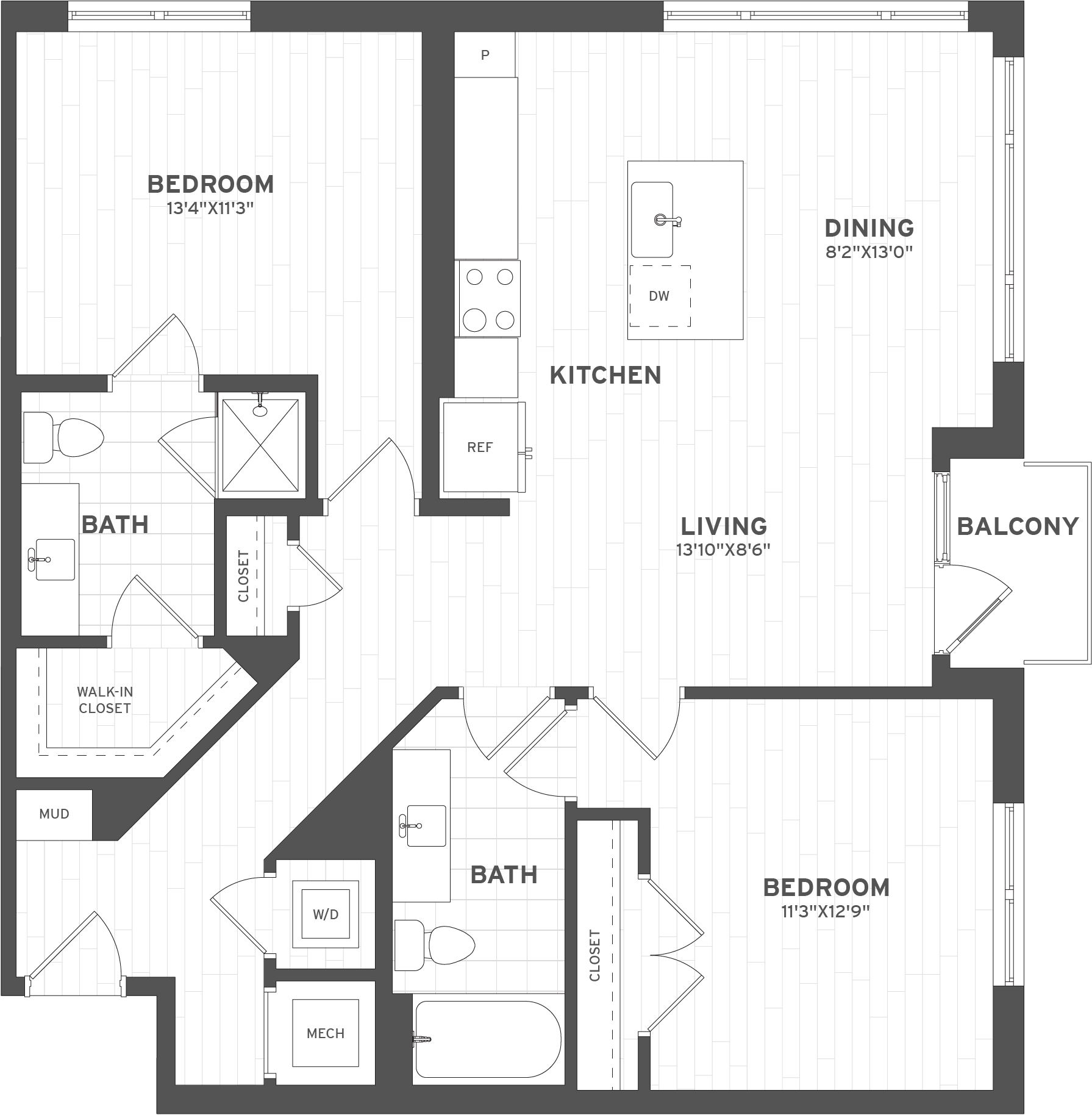 Floor Plan Image of Apartment Apt 03-0231