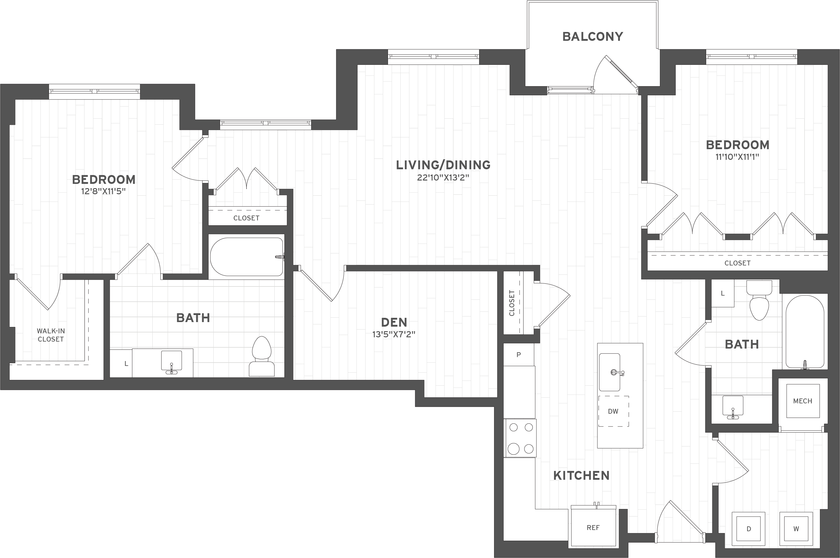 Floor Plan Image of Apartment Apt 01-0187