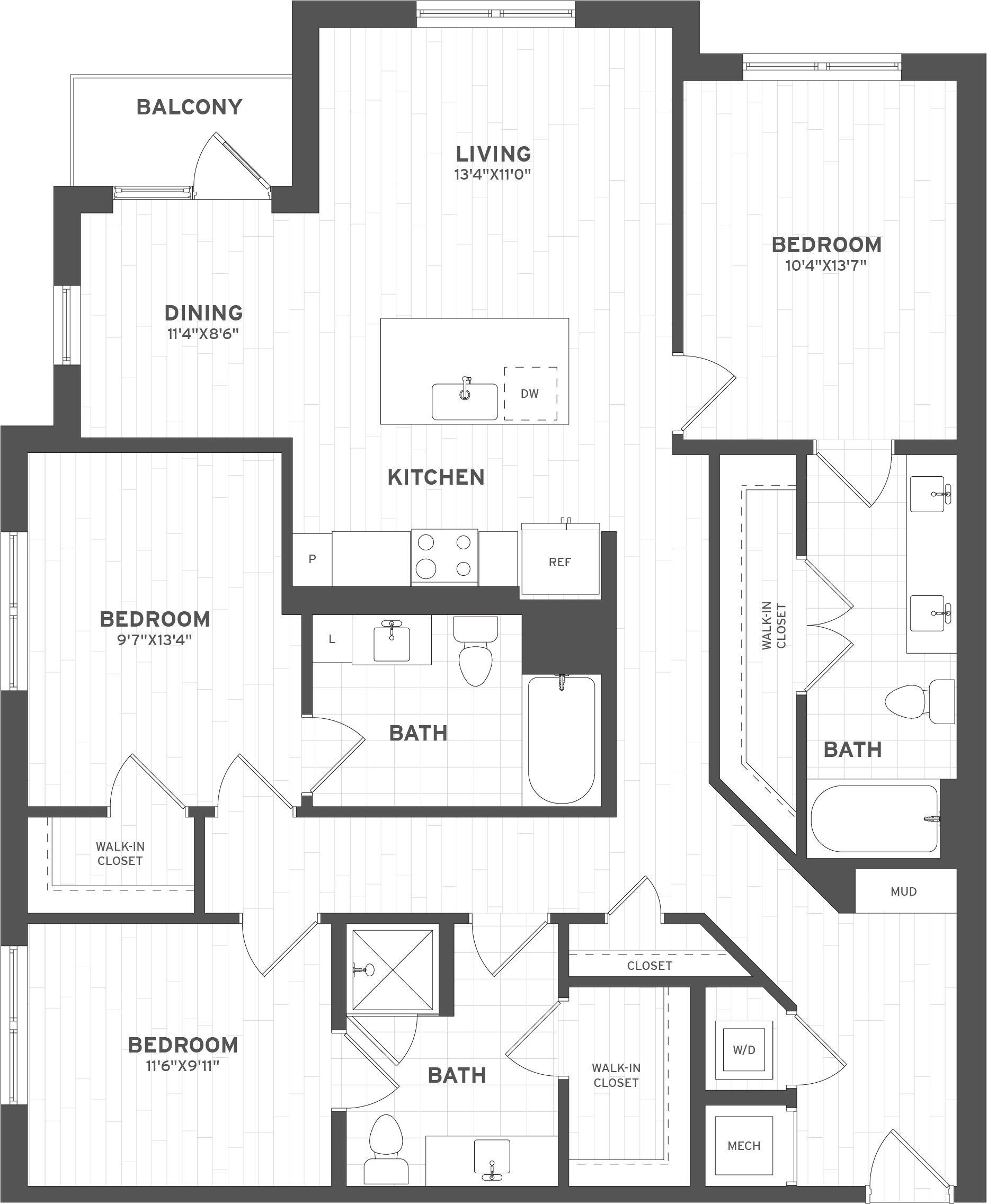 Floor Plan Image of Apartment Apt 04-0048