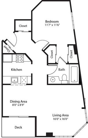 1 Bed |   "apartment"