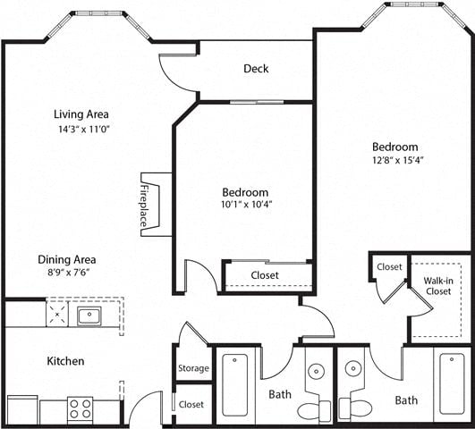 2 Beds |   "apartment"